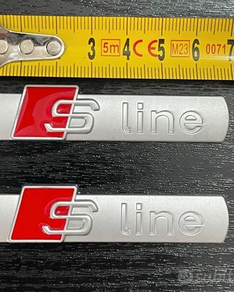 S-Line Sline S Line Audi nr. 4 loghi laterali