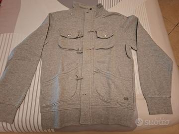 Felpa Grigia Cotton&Silk, taglia XL