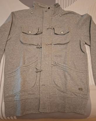 Felpa Grigia Cotton&Silk, taglia XL