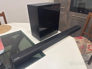 Soundbar samsung e subwoofer