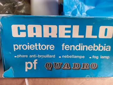 2 Fari fendinebbia Carello PF Quadro auto epoca