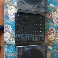  giradischi con mixer