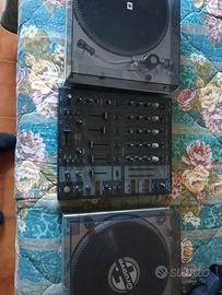  giradischi con mixer