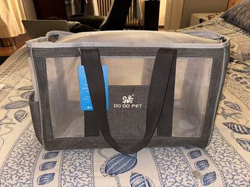 BORSA/TRASPORTINO NUOVA PER CANI E GATTI MARCA”DOD
