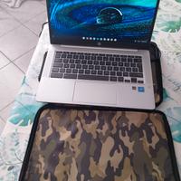 PC Chromebook seminuovo custodia caricabatterie