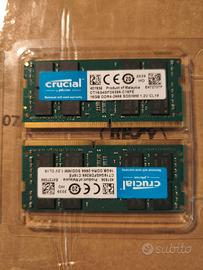 32GB Ram DDR4 Sodimm 2666 Mhz Crucial 1.2V CL19