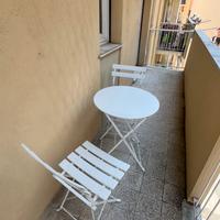 Tavolo e due sedie pieghevoli outdoor