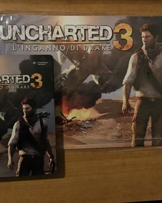 Poster Laminato + Steel Book Uncharted 3