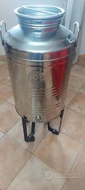 contenitore olio 50L acciaio inox