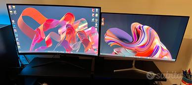 Monitor 27 e 24 pollici