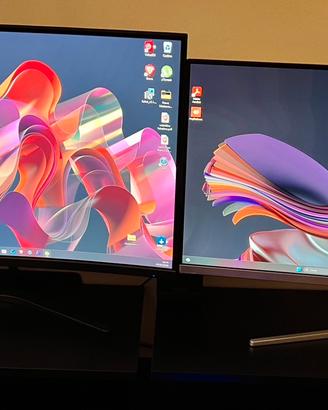 Monitor 27 e 24 pollici