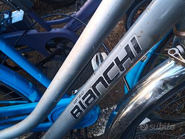 Citybike Sergio Bianchi silver 28" veloce leggera