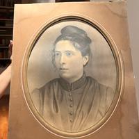 Quadro donna anni 1800