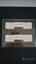Crucial Ballistix White DDR4 16GB (2x8GB) 3600MHz