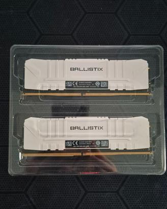 Crucial Ballistix White DDR4 16GB (2x8GB) 3600MHz