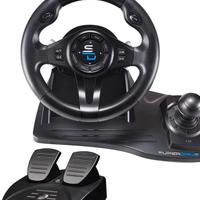 Volante con cambio e pedaliera per gaming