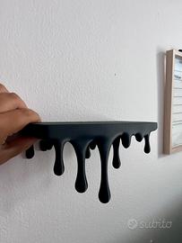 Mini Mensola decorativa effetto “colata”