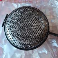 PADELLA PER CASTAGNE IN FERRO CON MANICO IN LEGNO