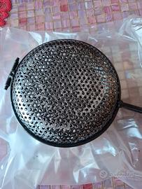 PADELLA PER CASTAGNE IN FERRO CON MANICO IN LEGNO