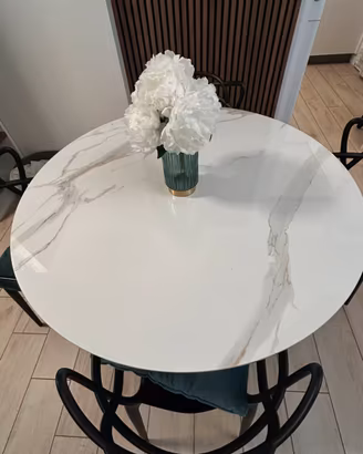 Tavolo Riflessi Shangai tondo 120 Ceramica