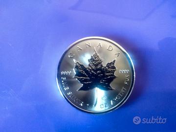 MAPLE LEAF 2025 (5 Dollar) - 1 oz. ARGENTO 999,9.