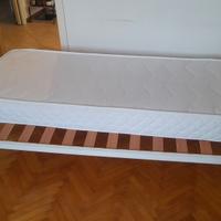 Letto singolo 90x190 con doghe e materasso