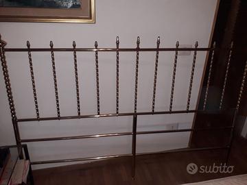 Tastiera letto matrimoniale in ottone (190X120)