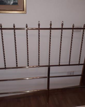 Tastiera letto matrimoniale in ottone (190X120)