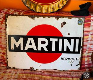 Insegna smaltata martini
