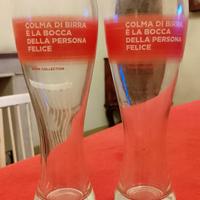 Coppia bicchieri boccali da birra 