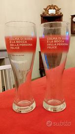 Coppia bicchieri boccali da birra 
