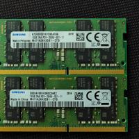 32Gb (2x16Gb) Samsung DDR4 Sodimm 2666Mhz
