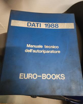 manuale tecnico dell'autoriparatore Dati 1988