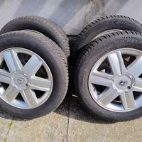 4 gomme invernali Michelin 255/55/R16 con cerchi 