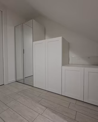  armadio PLATSA IKEA AD ANGOLO  ANTE A SPECCHIO 