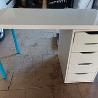 scrivania bianca IKEA bianca 