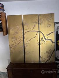 pannelli decorativi oro disegno
