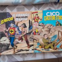 19 giornalini vari zagor tex topolino ecc.