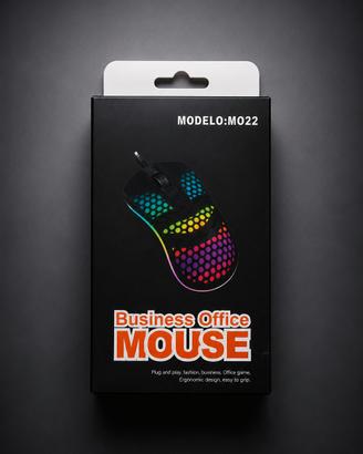 Mouse PC RGB Ergonomico da Gioco e Ufficio Modello