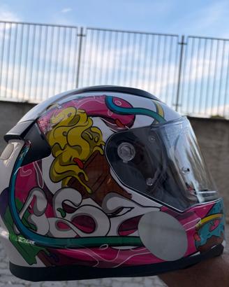 Casco integrale moto bambino