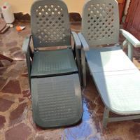 sdraie lettini sole giardino