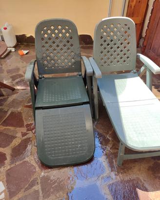 sdraie lettini sole giardino
