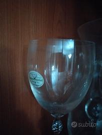  servizio bicchier di i cristallo 