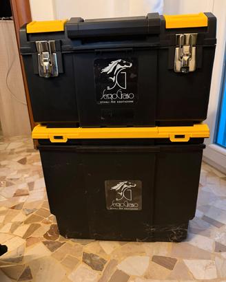 BAULE  EQUITAZIONE CON CARRELLO