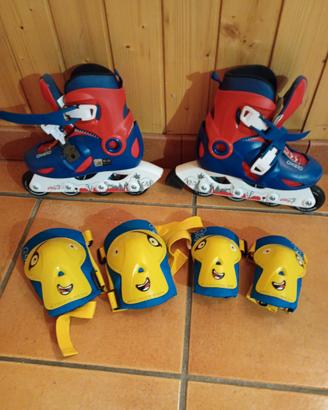 pattini bambino e protezioni