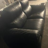 Divano in pelle elettrizzato
