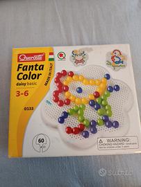 Quercetti Fantacolor Basic Chiodini 60 Pezzi