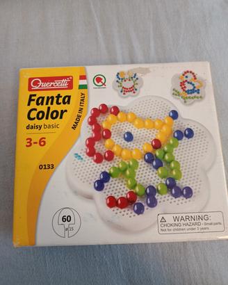 Quercetti Fantacolor Basic Chiodini 60 Pezzi