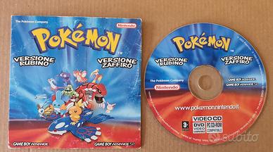 Pokemon nintendo versione zaffiro rubino video cd