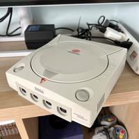 Sega Dreamcast console USA + 4 controller + alimen
